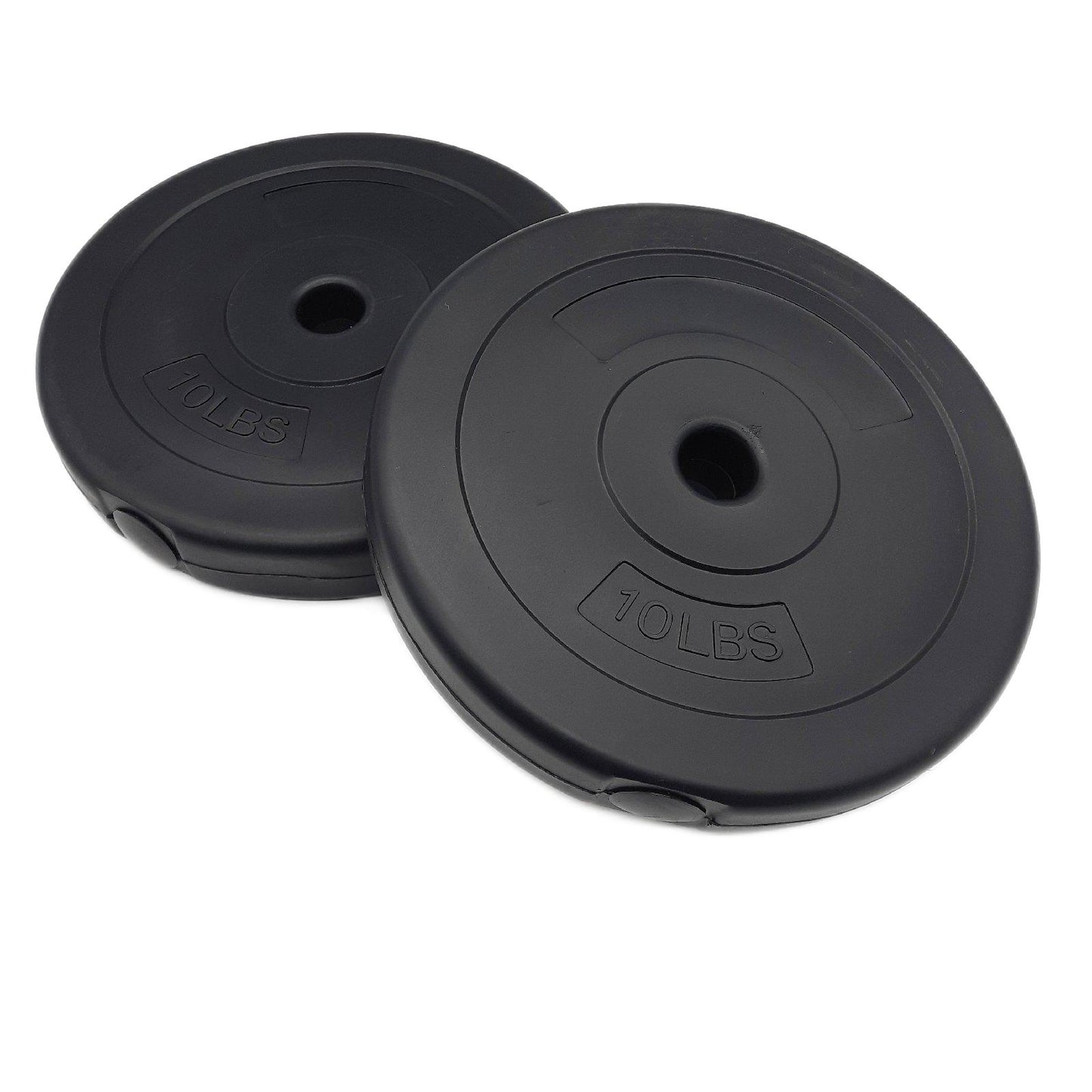 Fvids Gewichtsplatten Krafttraining Set Standard Vinyl 25 Millimeter Kraftsport Equipment für Fitness