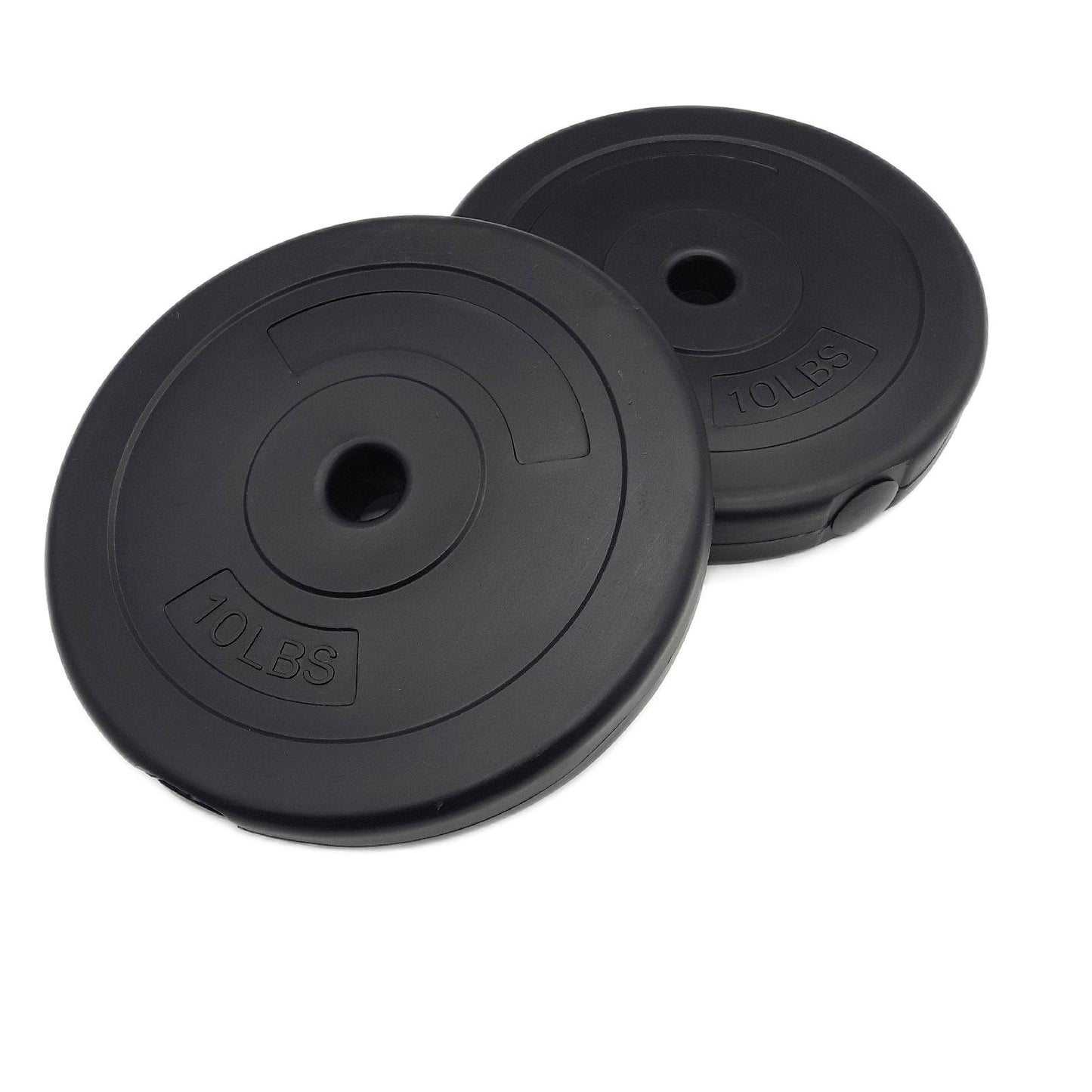 Fvids Gewichtsplatten Krafttraining Set Standard Vinyl 25 Millimeter Kraftsport Equipment für Fitness