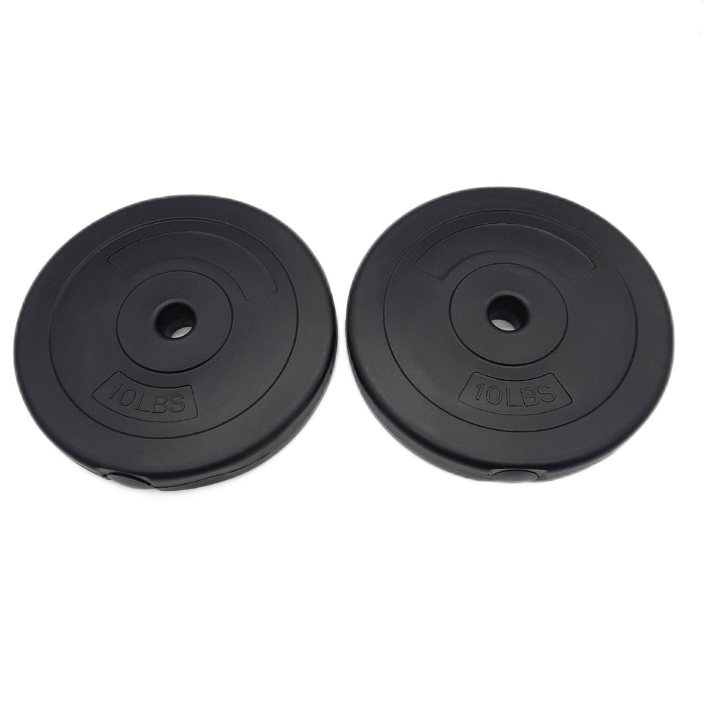 Fvids Gewichtsplatten Krafttraining Set Standard Vinyl 25 Millimeter Kraftsport Equipment für Fitness