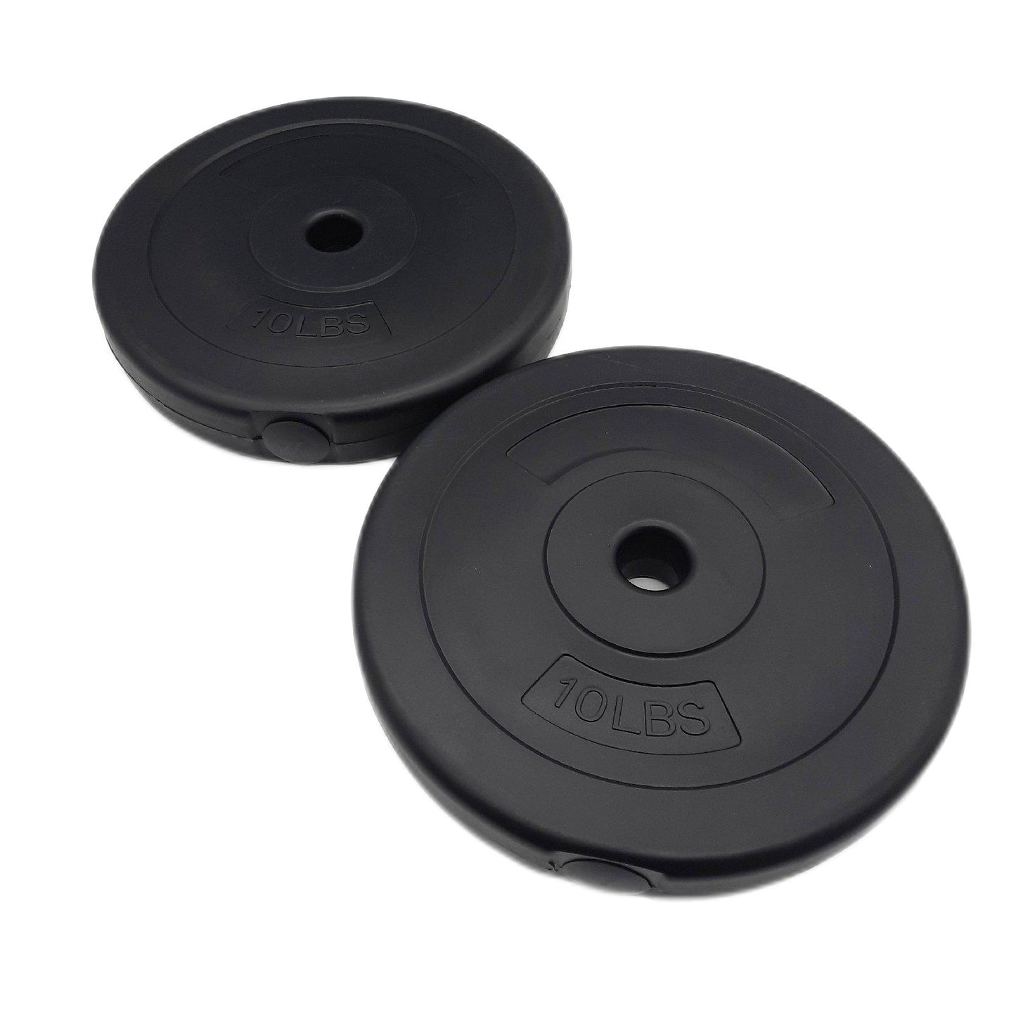 Fvids Gewichtsplatten Krafttraining Set Standard Vinyl 25 Millimeter Kraftsport Equipment für Fitness