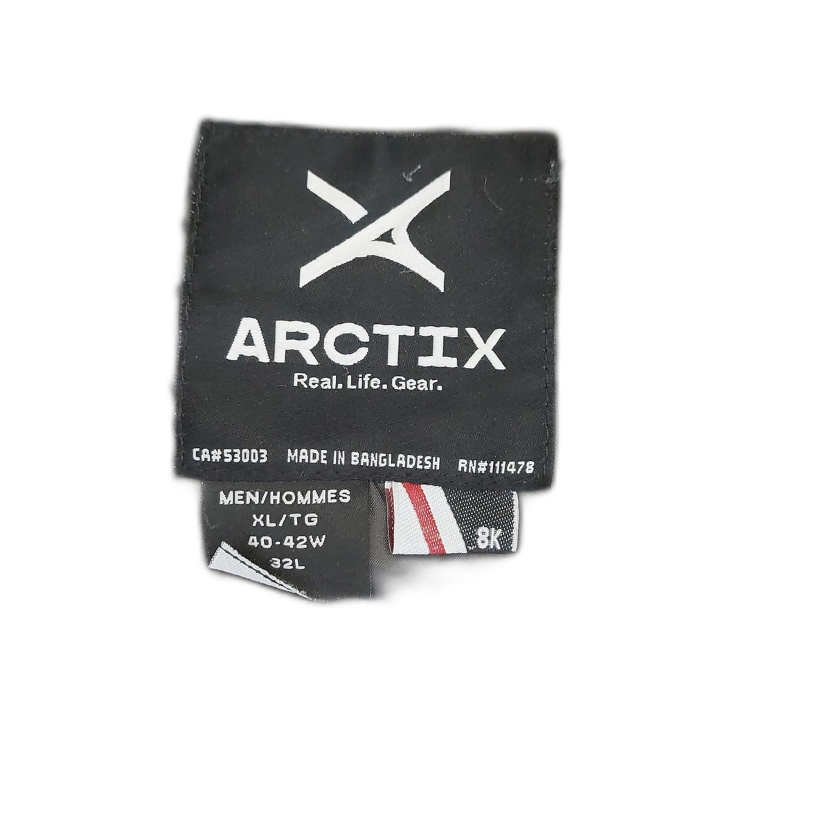 ARCTIX PANTS Herren Lawinen Latzhose Athletische Passform Isoliert Ski Schwarz