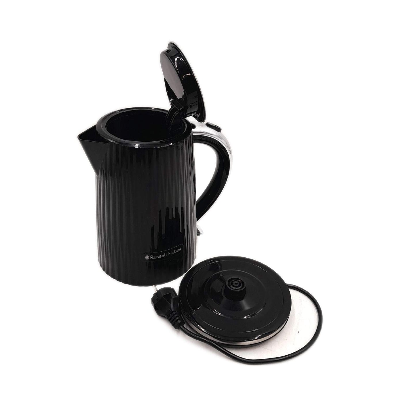 Russell Hobbs Wasserkocher Küchengeräte Eden 1 7 Liter Schwarz Edelstahl Power