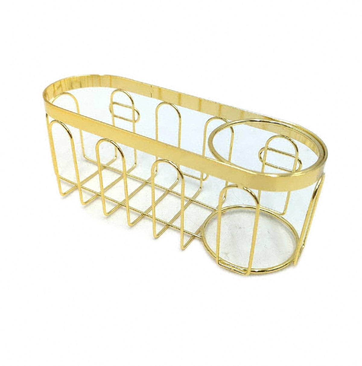 Yazoni 2 in 1 Schwammhalter für Küchenspüle mit Saugnapf Schwammregal Kitchen