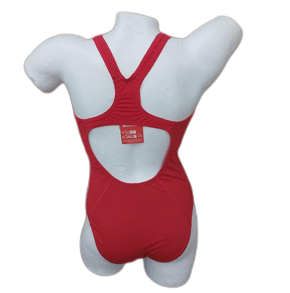 Speedo Swimwear Damen Badeanzug Eco Endurance Plus Medalist Chlorbeständig Flexibel Rot 32