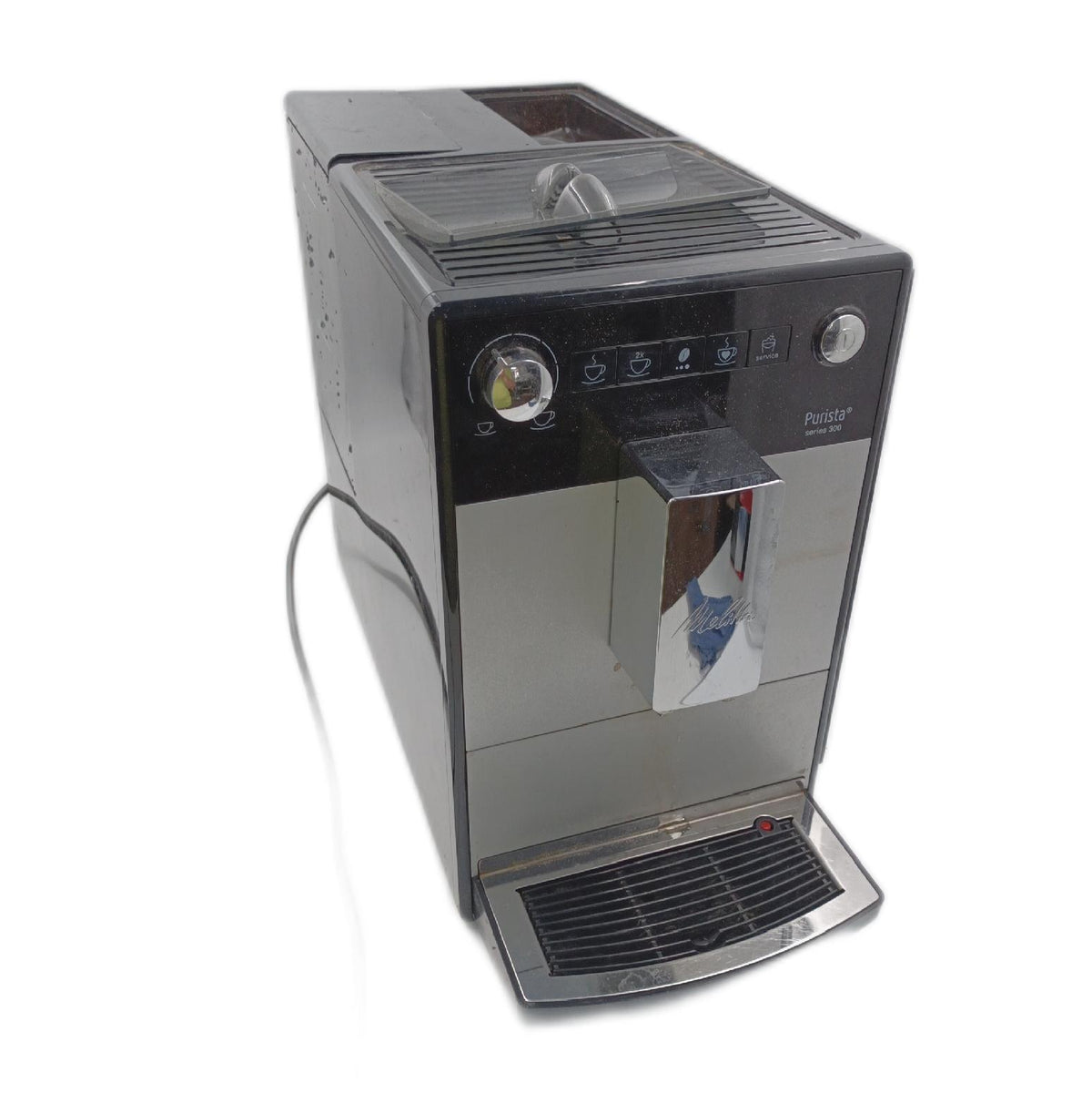 Melitta Purista F 230 101 Kaffeevollautomat mit leisem Kegelmahlwerk