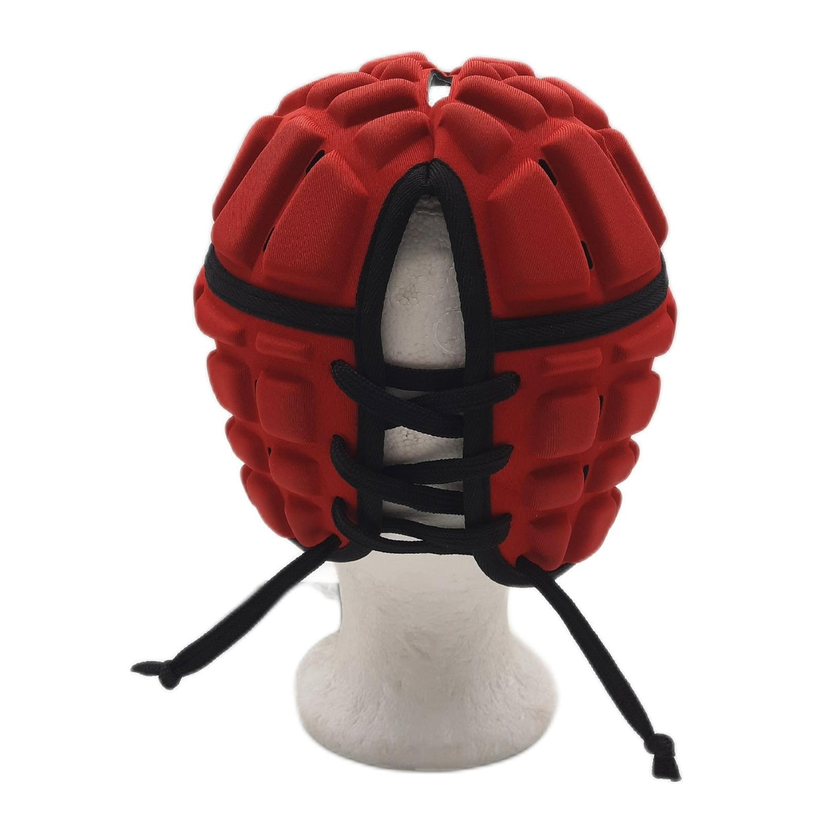 Canterbury Raze Headguard Junior Unisex Rugby Kopfschutz Vollstaendige Abdeckung Schaumstoffpolsterung Flag Red XS