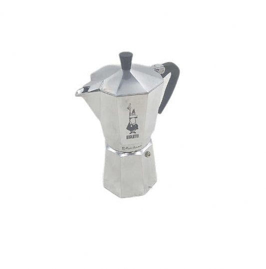 Bialetti Moka Express 12 Tassen Kaffeemaschine hitzebeständiger Griff Kaffeezubereiter Edelstahl