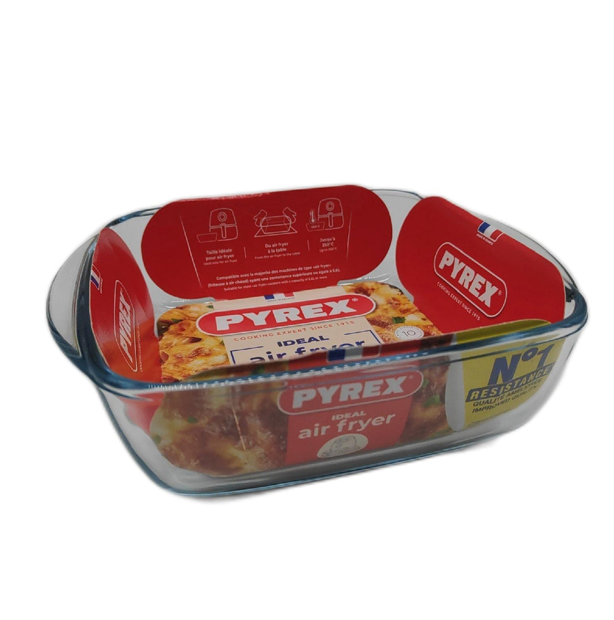PYREX Glasschale Kitchenware Quadratisch 20 x 17 cm 1 Liter Lebensmittel