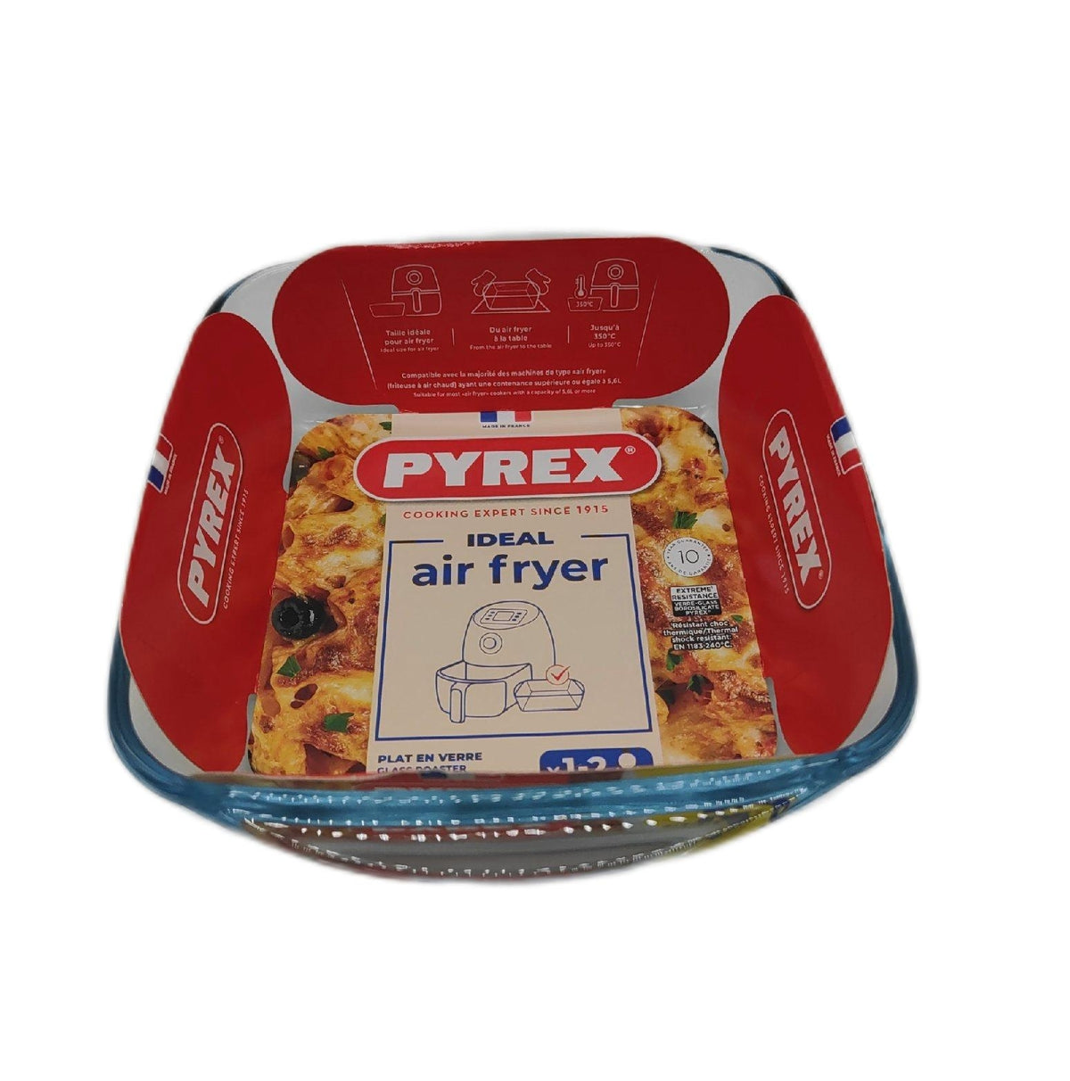 PYREX Glasschale Kitchenware Quadratisch 20 x 17 cm 1 Liter Lebensmittel