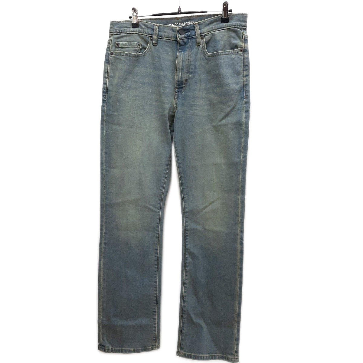 Amazon Essentials Herren Jeans Slim Fit Stretch Hose Bekleidung Bootcut hellblau vintage 32W