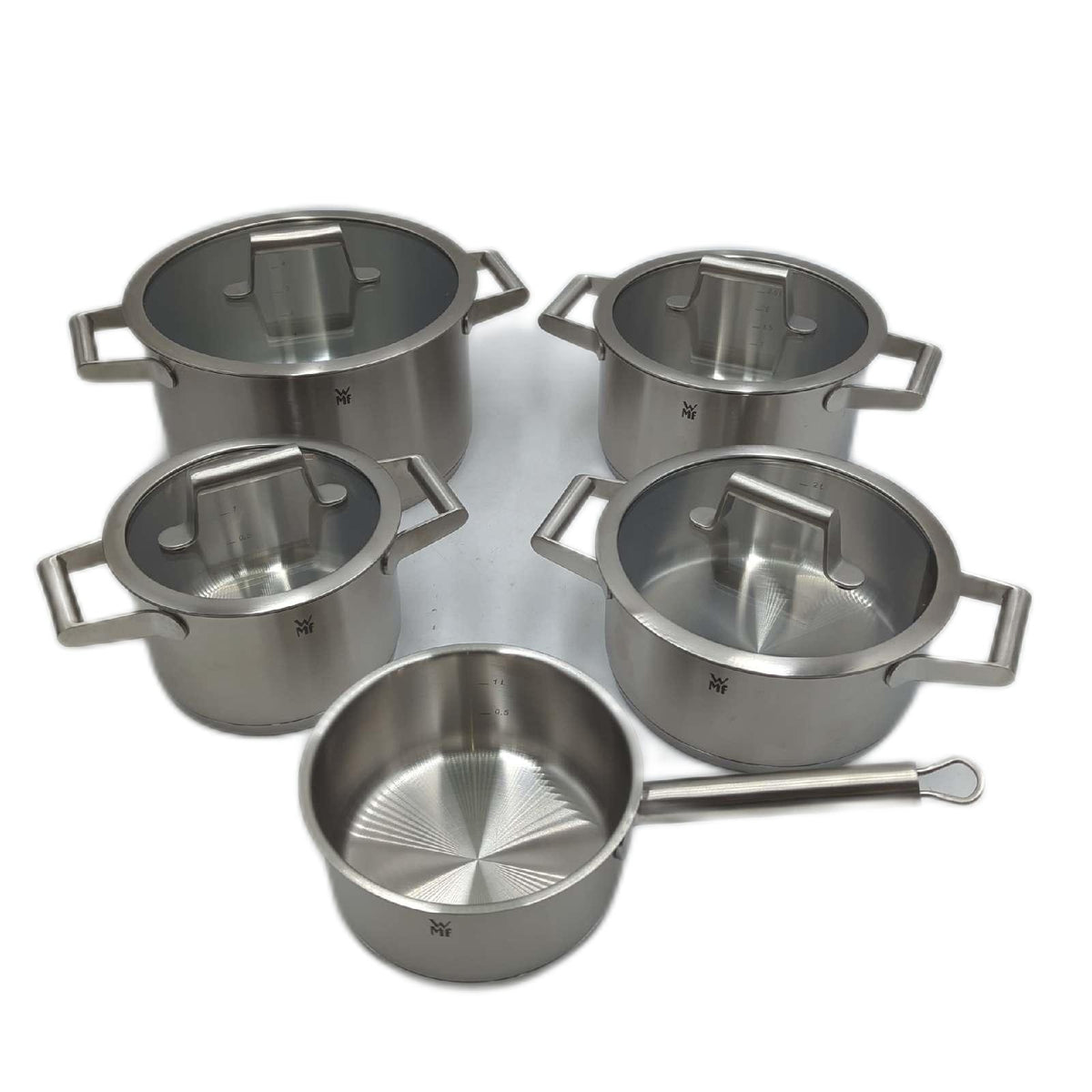 WMF Comfort Line Topfset 5 teilig Kochtopfset Induktion Glasdeckel Cromargan