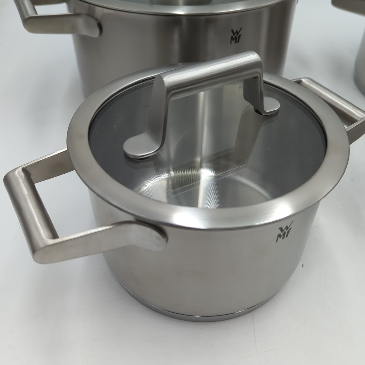 WMF Comfort Line Topfset 5 teilig Kochtopfset Induktion Glasdeckel Cromargan
