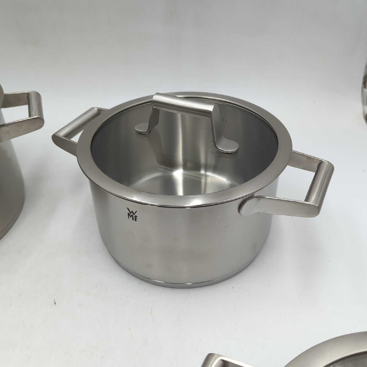 WMF Comfort Line Topfset 5 teilig Kochtopfset Induktion Glasdeckel Cromargan