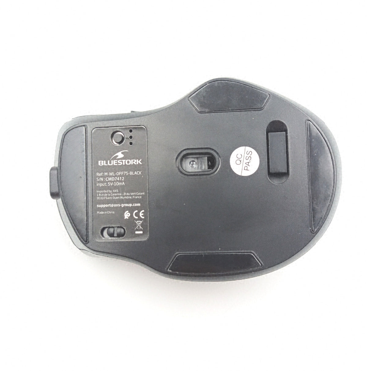 Bluestork M WL OFF75 Kabellose Maus mit Dual Verbindung Bluetooth und USB 24G