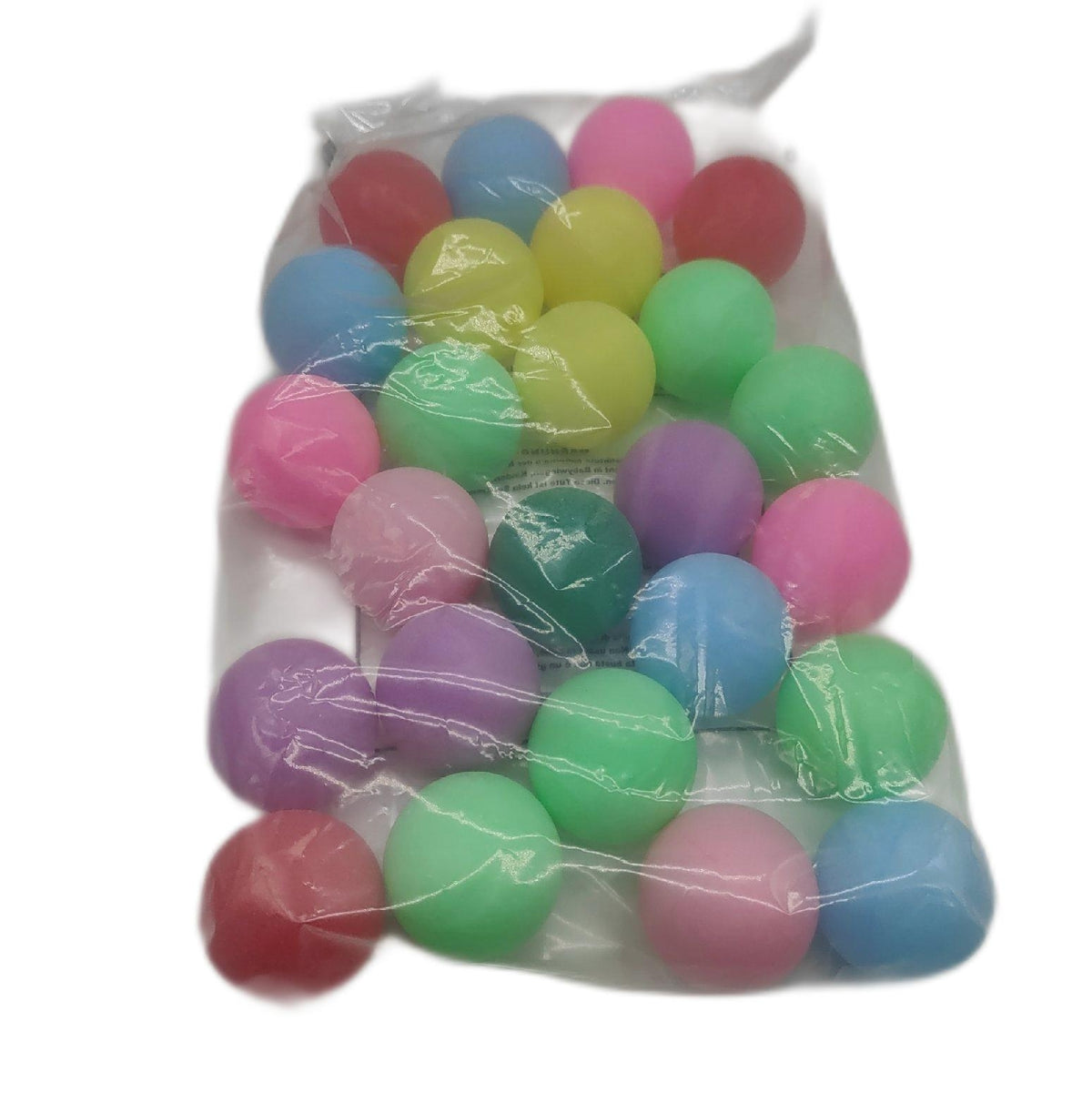 1ABOVE 25er Pack mehrfarbige Tischtennisbälle 40 mm geeignet für Party Bierpong Spiele Schule