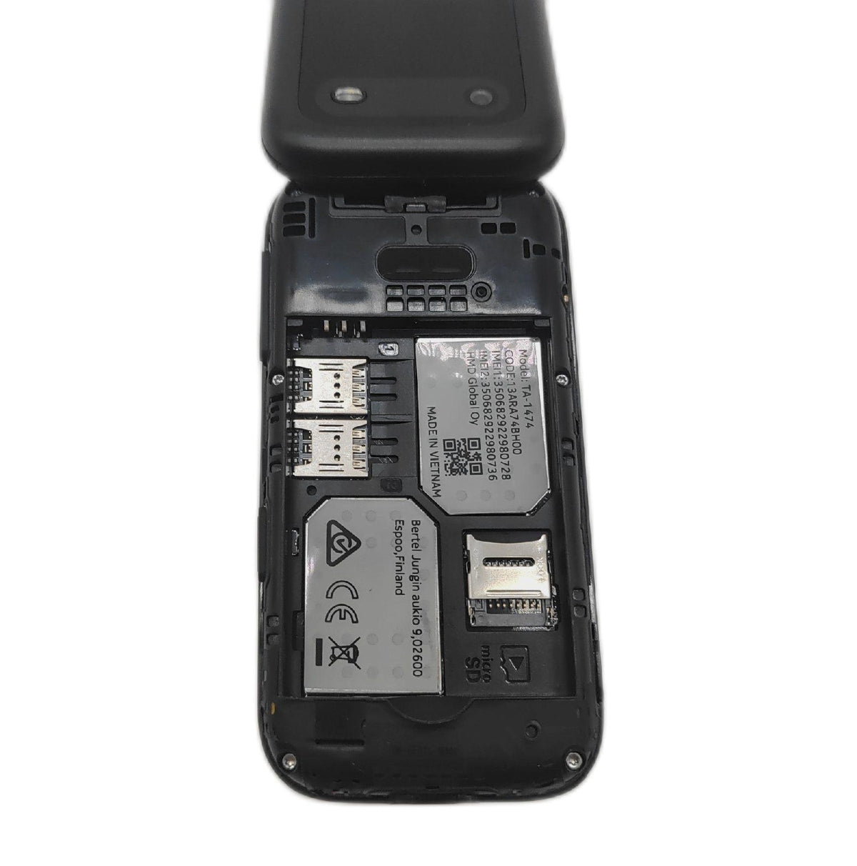 Nokia unlocked 2660 Flip 28 Zoll Display große Tasten Akku fehlt