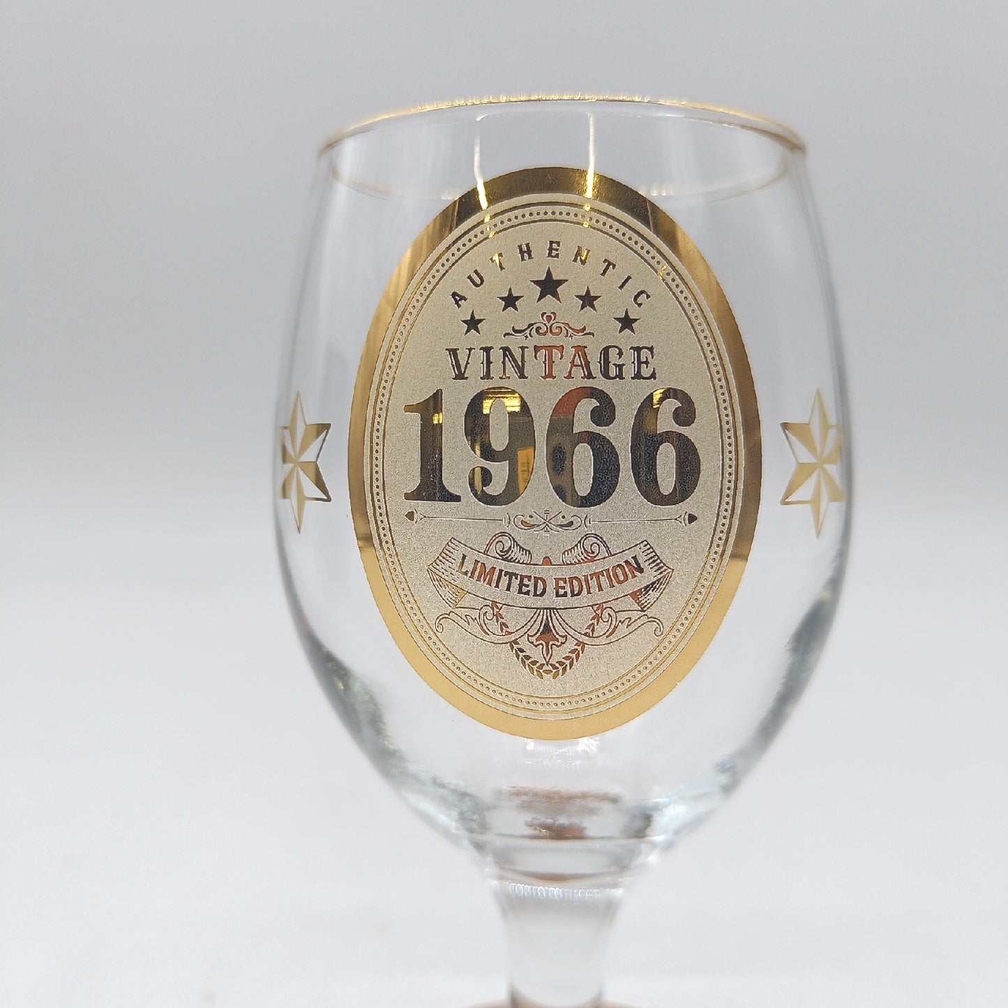 CROWNLY CRYSTAL 1966 60. Geburtstagsgeschenk für Männer - Personalisiertes Bierglas