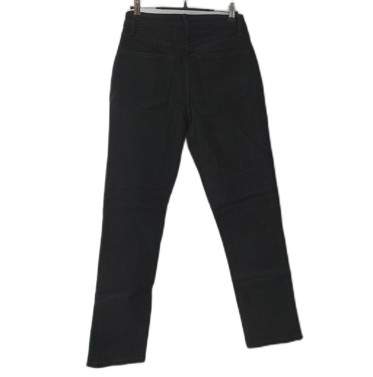 Amazon Essentials Pants Damen Jeans hoch geschnitten gerade Bein Beininnenlänge 762 cm Schwarz 36 Lang