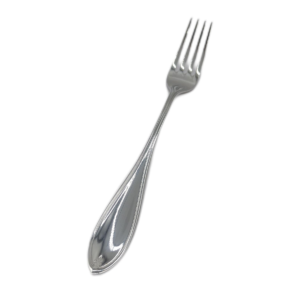 WMF Sitello Menügabel 21 cm, Cromargan Edelstahl poliert, Hammerschlag, ergonomisch, glänzend, spülmaschinengeeignet, silber