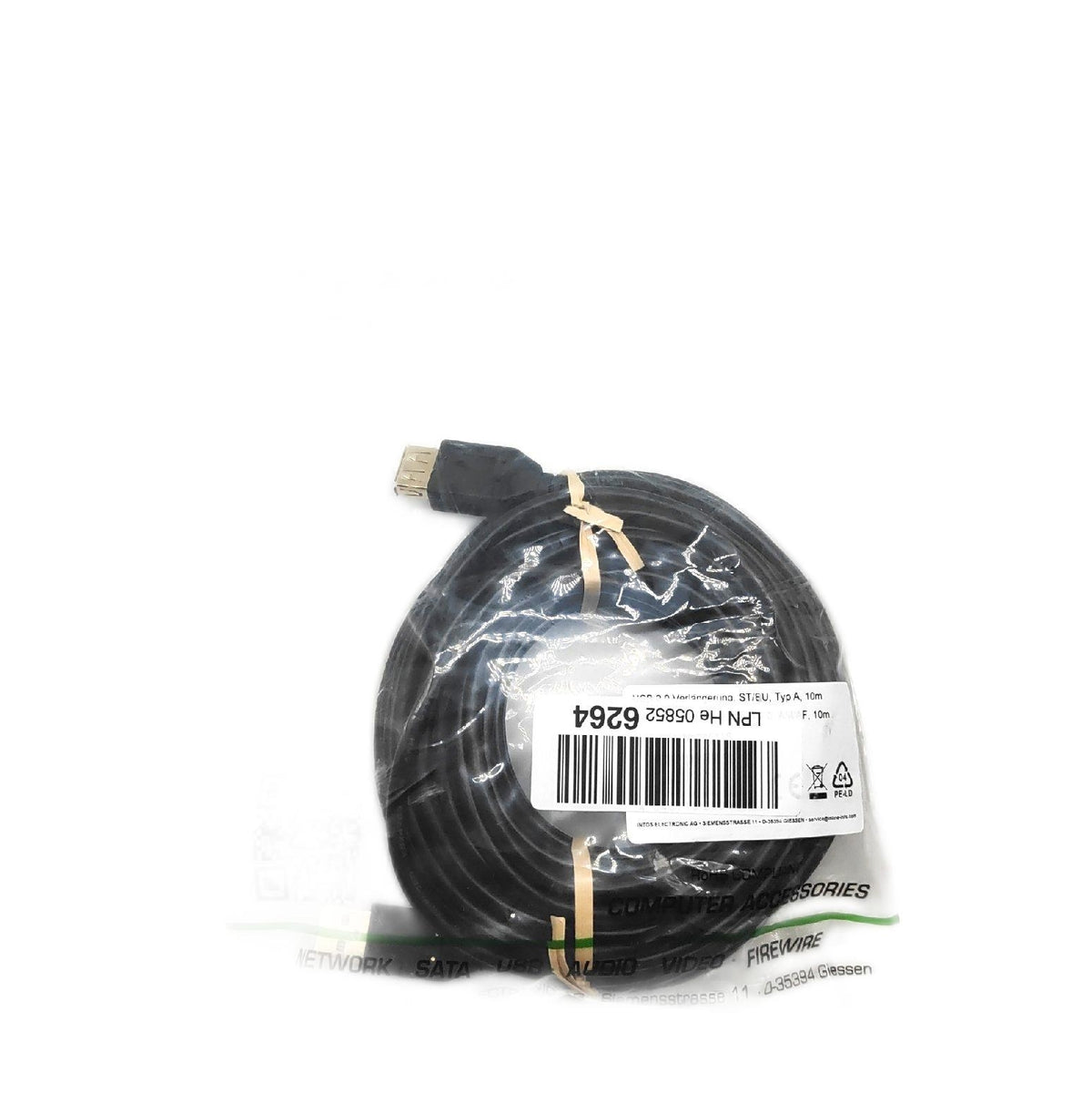 InLine 34611S c¢ble USB 10 m USB 2.0 USB A Noir Kabel Computing Zubehör (20,77)