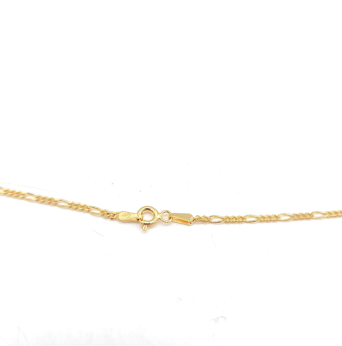 Amazon Essentials Vergoldete Figarokette Damen Halskette Schmuck Sterlingsilber 46 cm Elegant