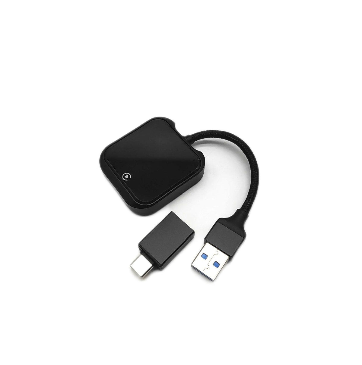 Wireless Carplay Adapter UK - Mini Carplay Wireless Adapter mit schnelle, stabile 5 GHz WiFi Bluetooth Verbindung, kompatibel mit iPhone 6 oder höher/iOS10+ & Autos ab 2016 & USB-A/Type-C