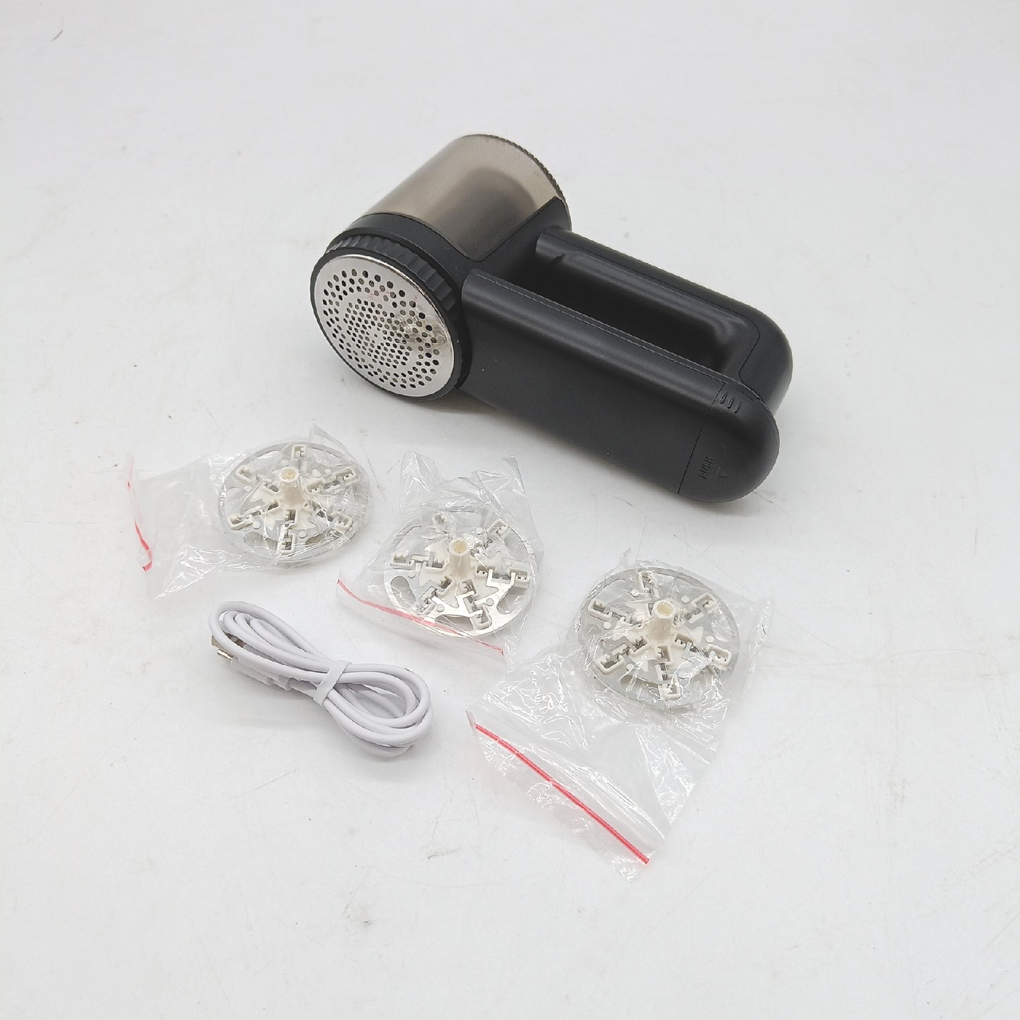 Homtronics Elektrischer Fusselentferner Typ-C + LED-Bildschirm