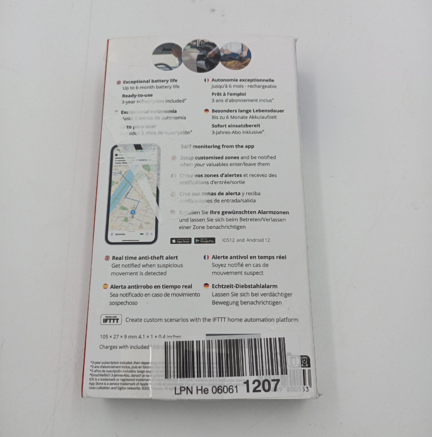Invoxia GPS Tracker Elektronik Addition 2026 präziser GPS Tracker mit USB C Anschluss