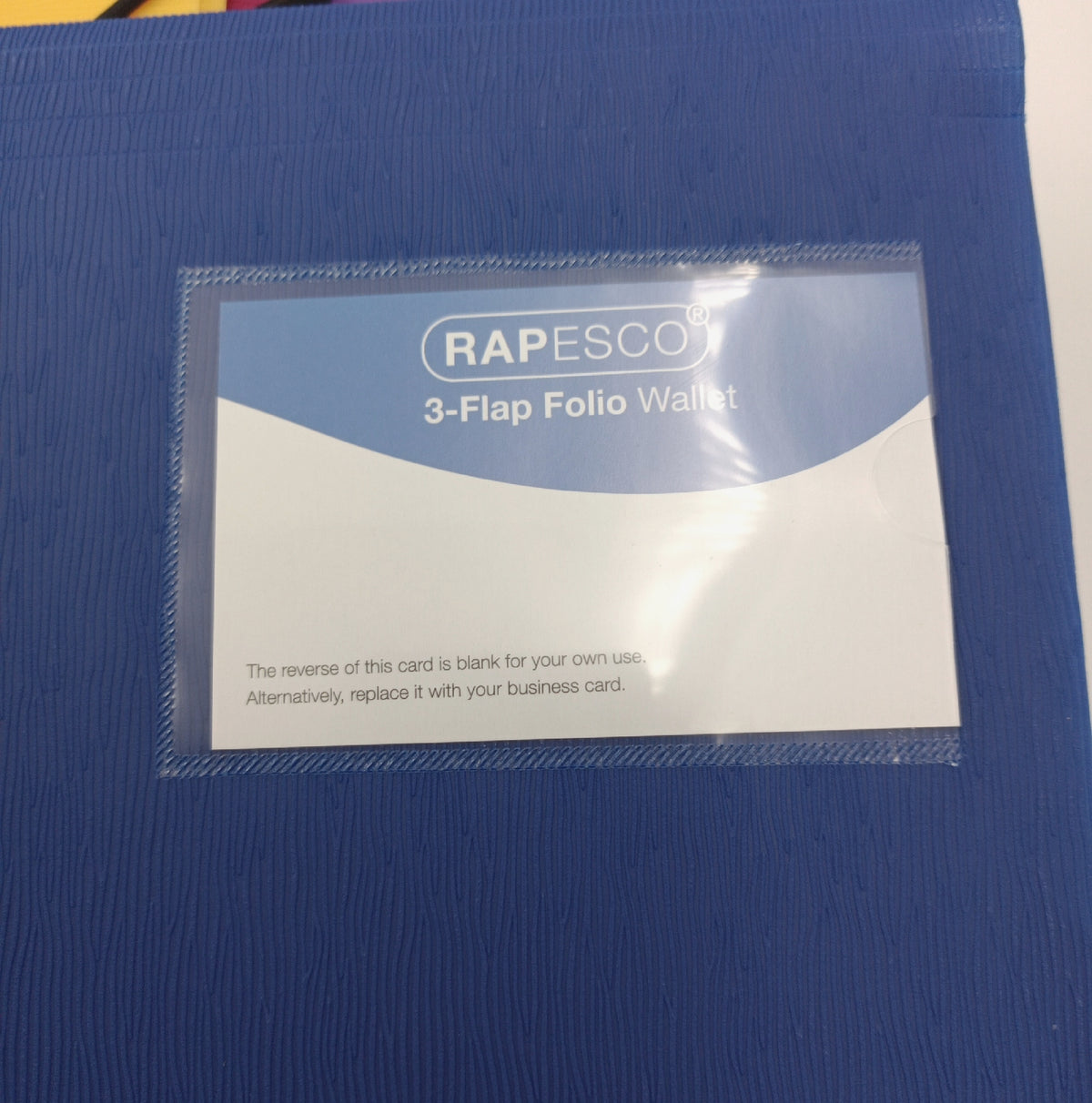 Rapesco 0720 3 Klappen Ordnungsmappe A4 Plus leuchtende Farben 5 Stück Set