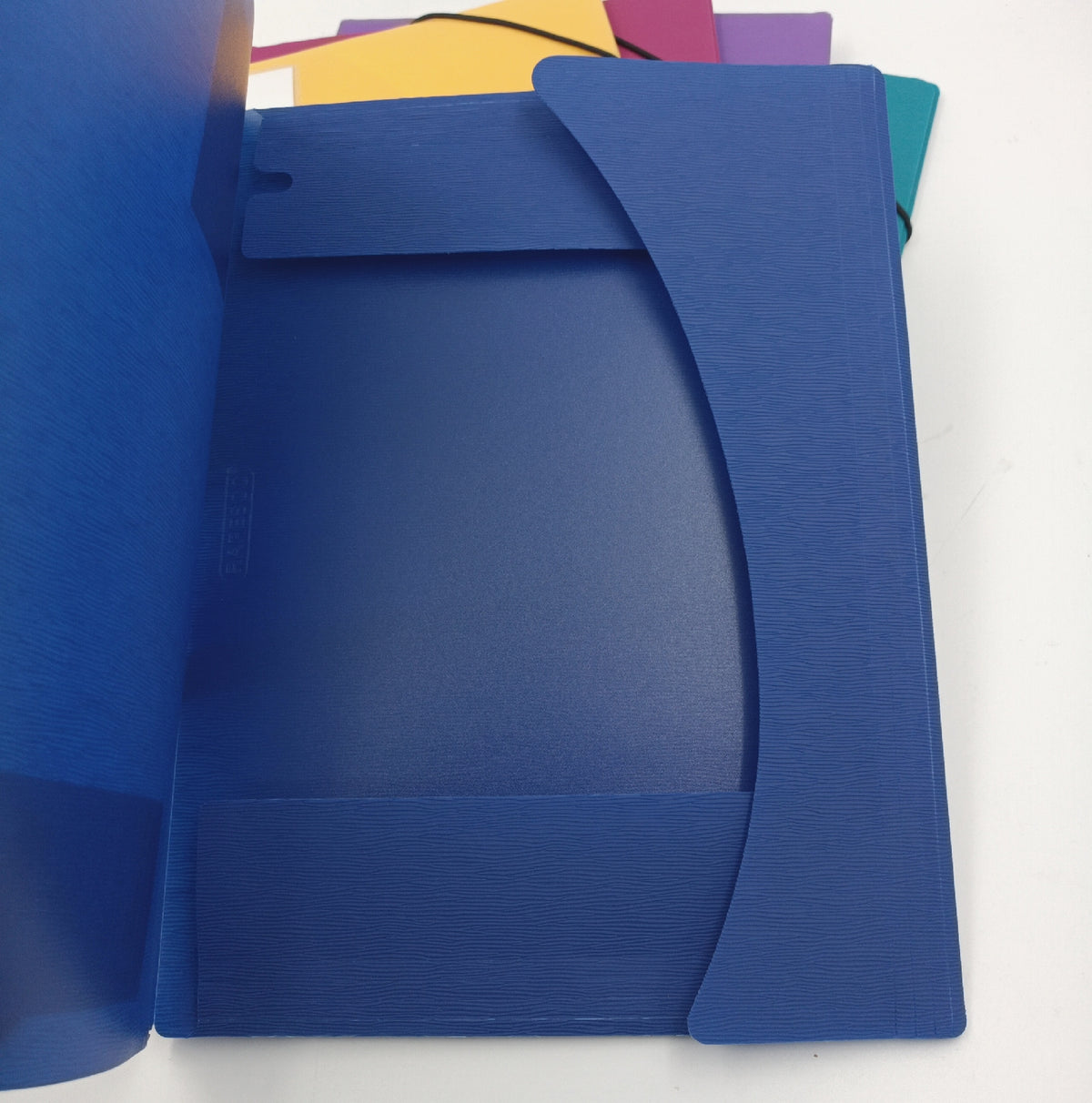 Rapesco 0720 3 Klappen Ordnungsmappe A4 Plus leuchtende Farben 5 Stück Set