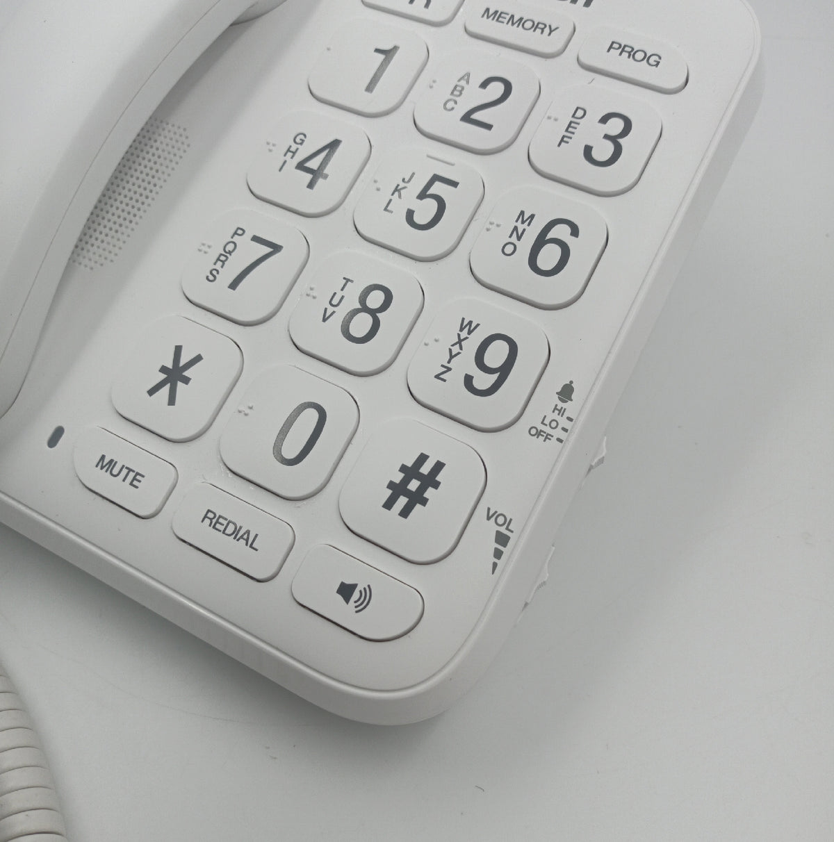 VTech CL1100 Schnurgebundenes Telefon Festnetztelefon mit sprechenden Ziffern großer Taste Lautsprecher Klingelanzeige Kurzwahl