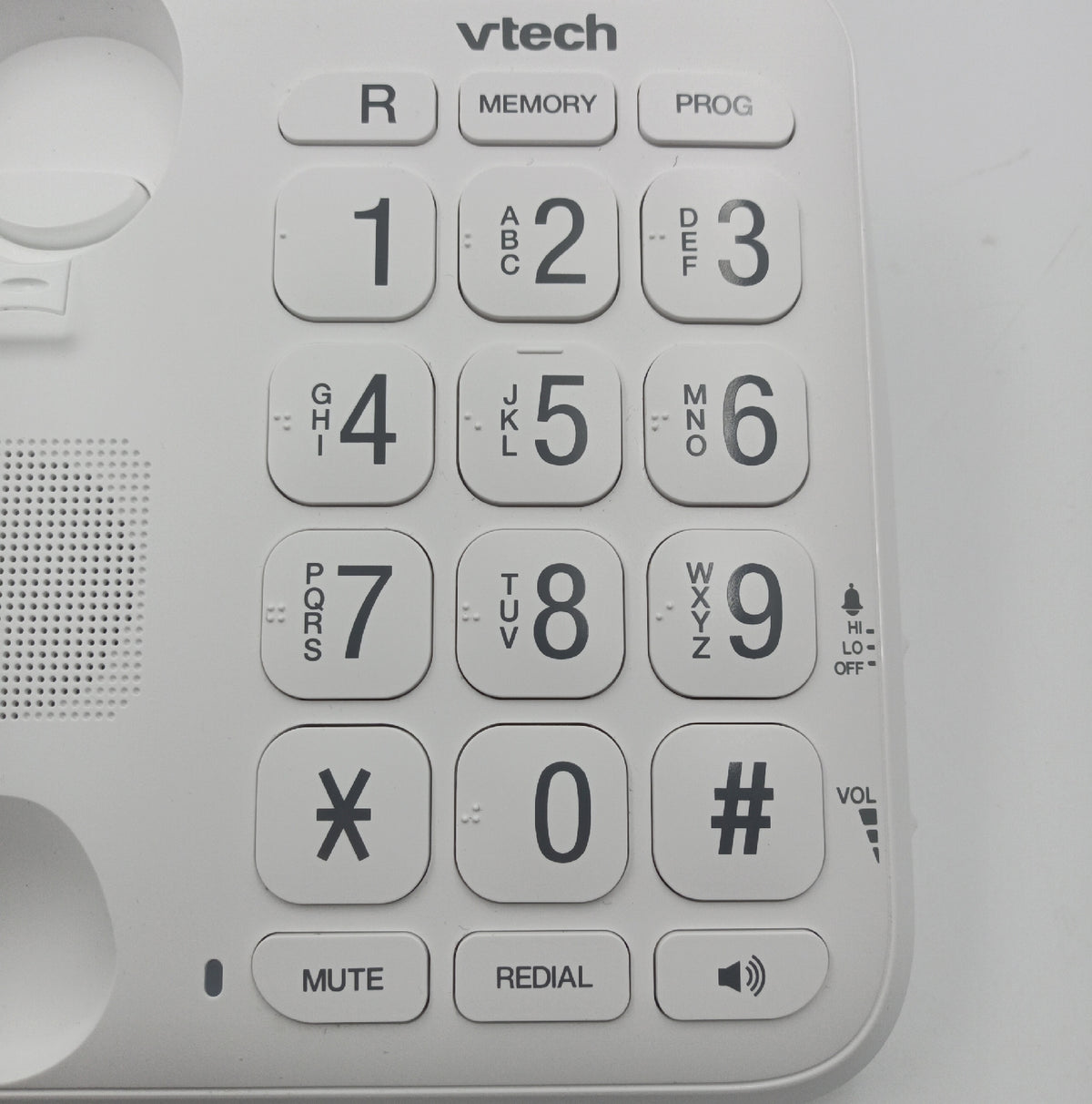 VTech CL1100 Schnurgebundenes Telefon Festnetztelefon mit sprechenden Ziffern großer Taste Lautsprecher Klingelanzeige Kurzwahl