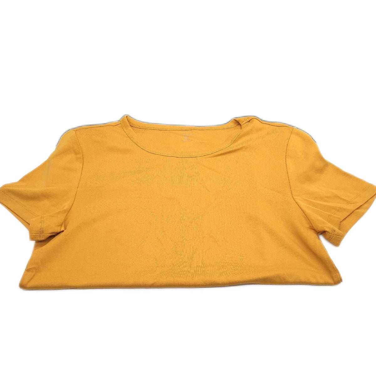 Amazon Essentials Shirt Damen Kurzarm Longshirt Slim Fit Rundhals 2er Pack XL Gold Olivgrün
