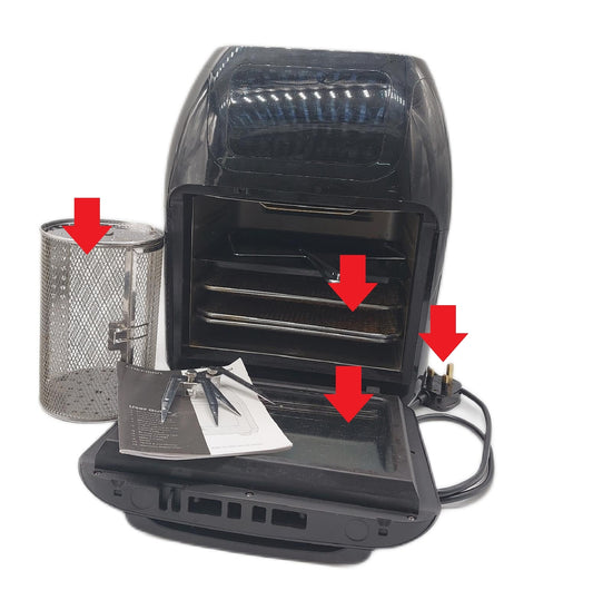 Chefman Heissluftfritteuse Ofen Haushalt 5 in 1 Air Fryer