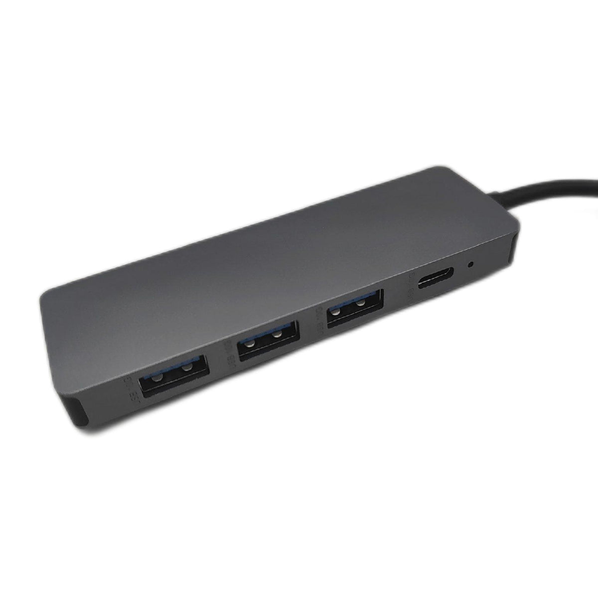 Amazon Basics USB Hub Dock USB 3 2 3 1 2 Generation 10 Gbit s USB C auf USB C USB A Silber Schwarz
