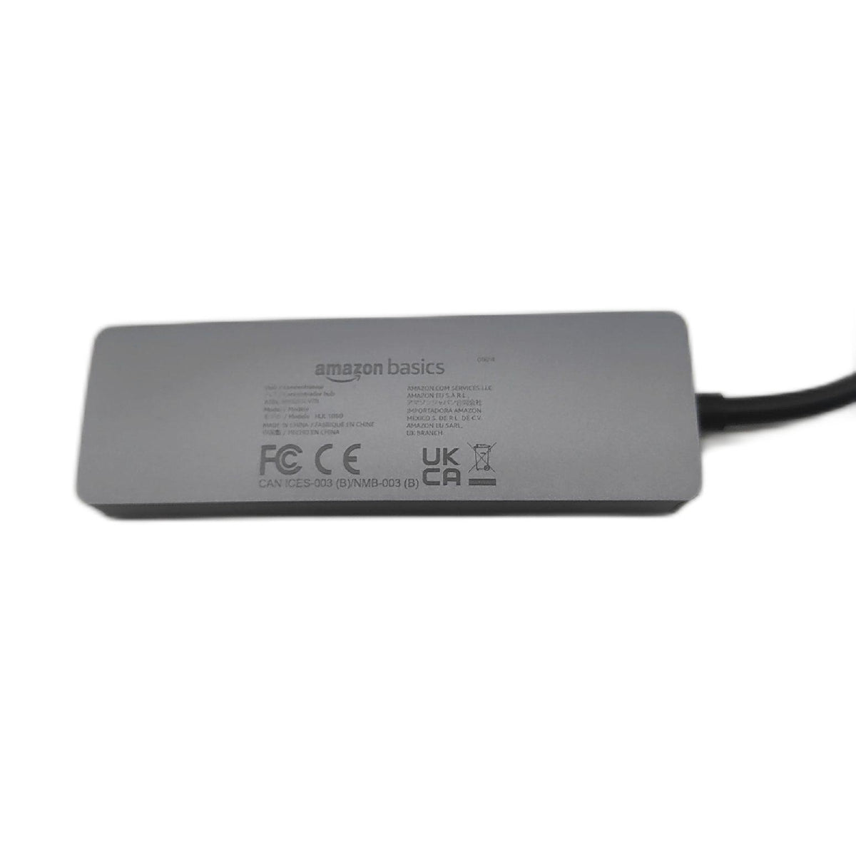 Amazon Basics USB Hub Dock USB 3 2 3 1 2 Generation 10 Gbit s USB C auf USB C USB A Silber Schwarz