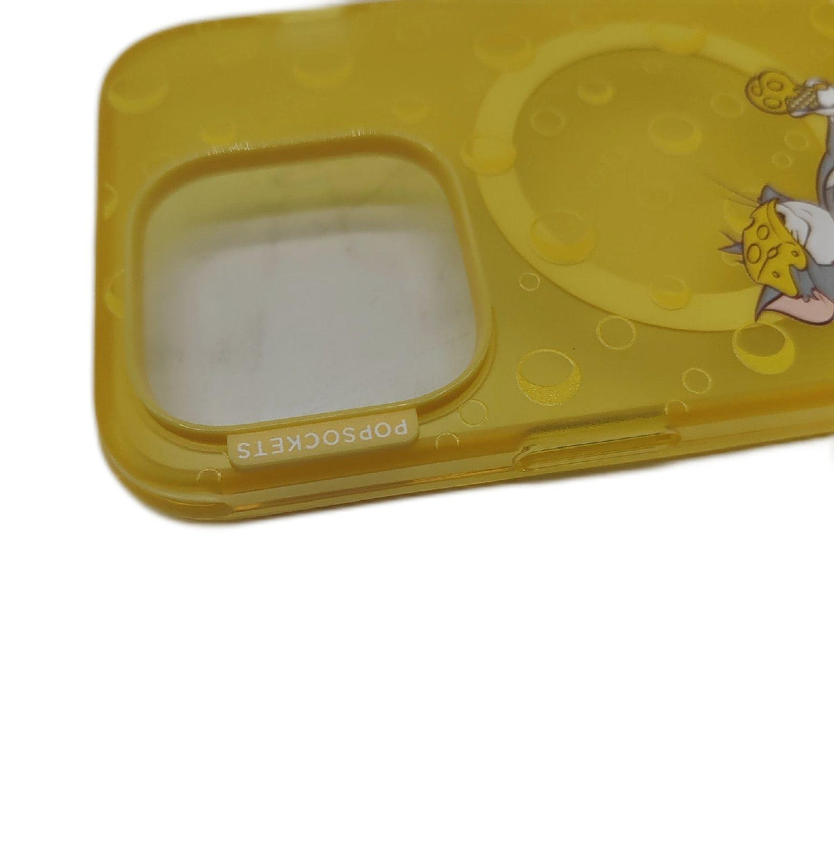 PopSockets iPhone 14 Pro Hülle MagSafe Handyhülle kabellos aufladbar Cheese Please Grip separat erhältlich