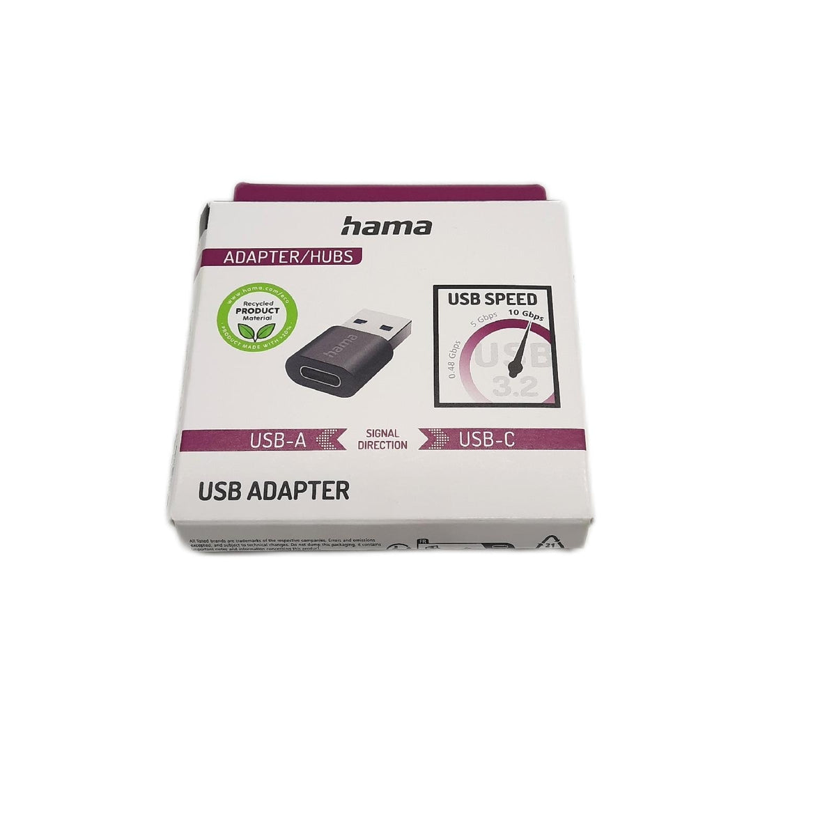 Hama 00200357 USB-C-Adapter USB-A-Stecker auf Buchse USB 3.2 Gen 2