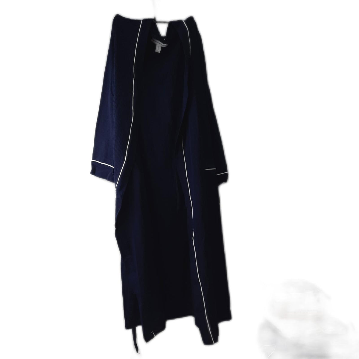 Amazon Essentials ROBE Damen Bademantel leicht Waffelstruktur lang Marineblau L