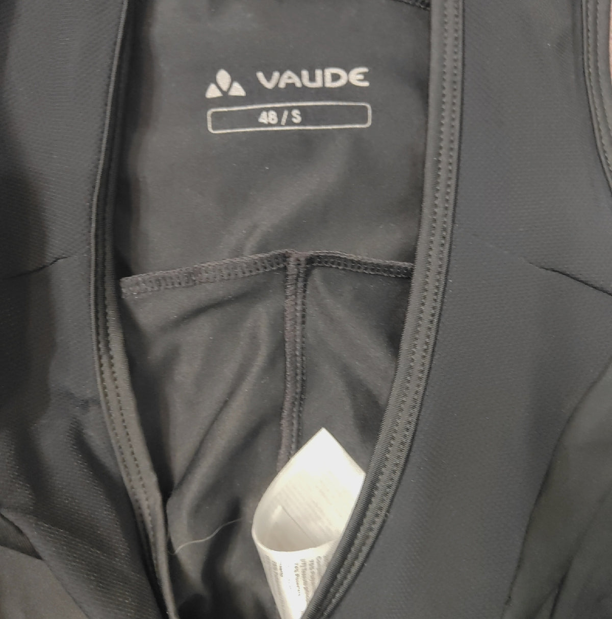 VAUDE Shorts Fahrradhose Active Bib Pants Herren kurz atmungsaktiv schwarz Gr S