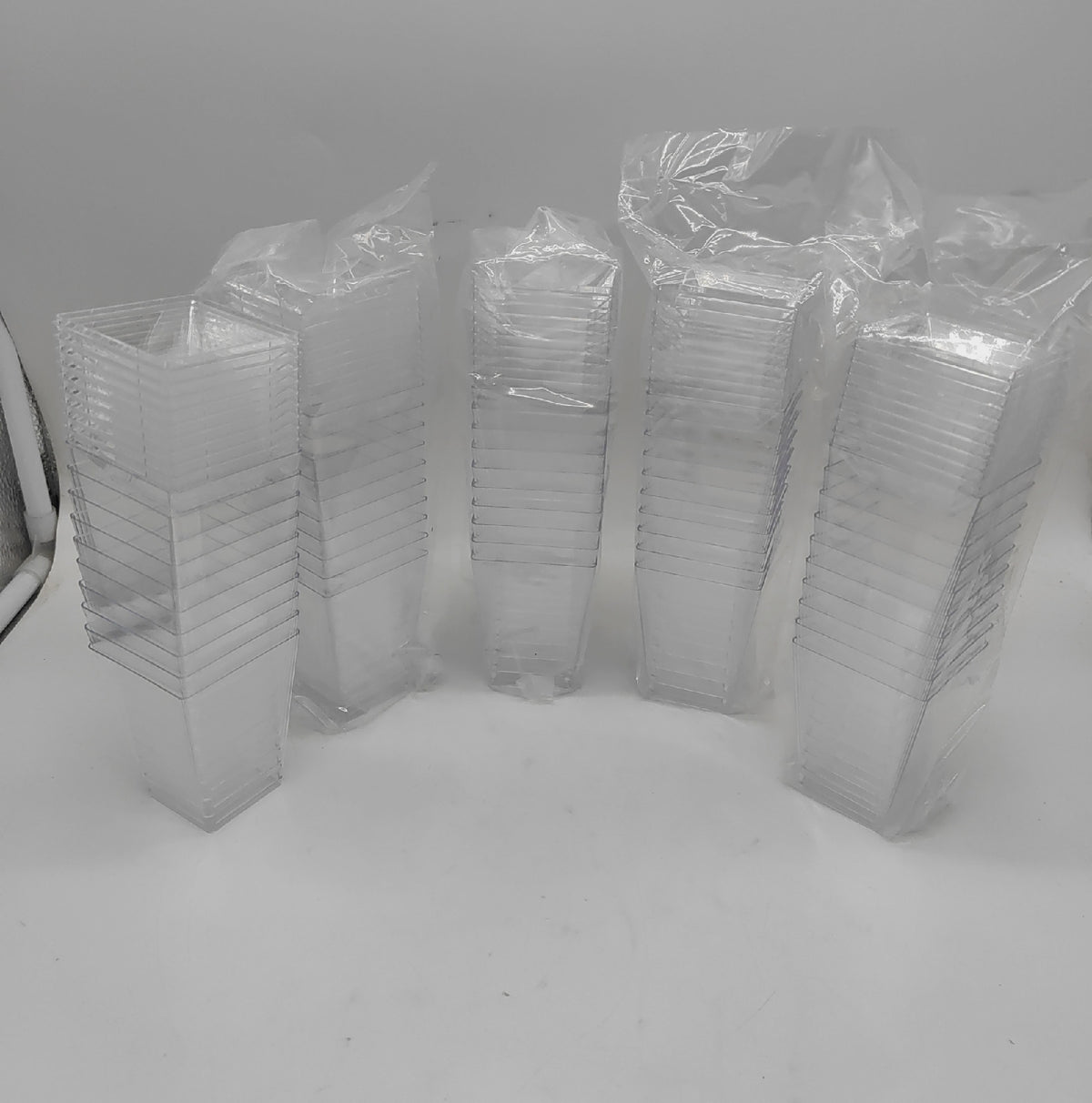 150 PCS Dessertbecher Set Küchen Zubehör Plastik Mini Becher Dessertparty