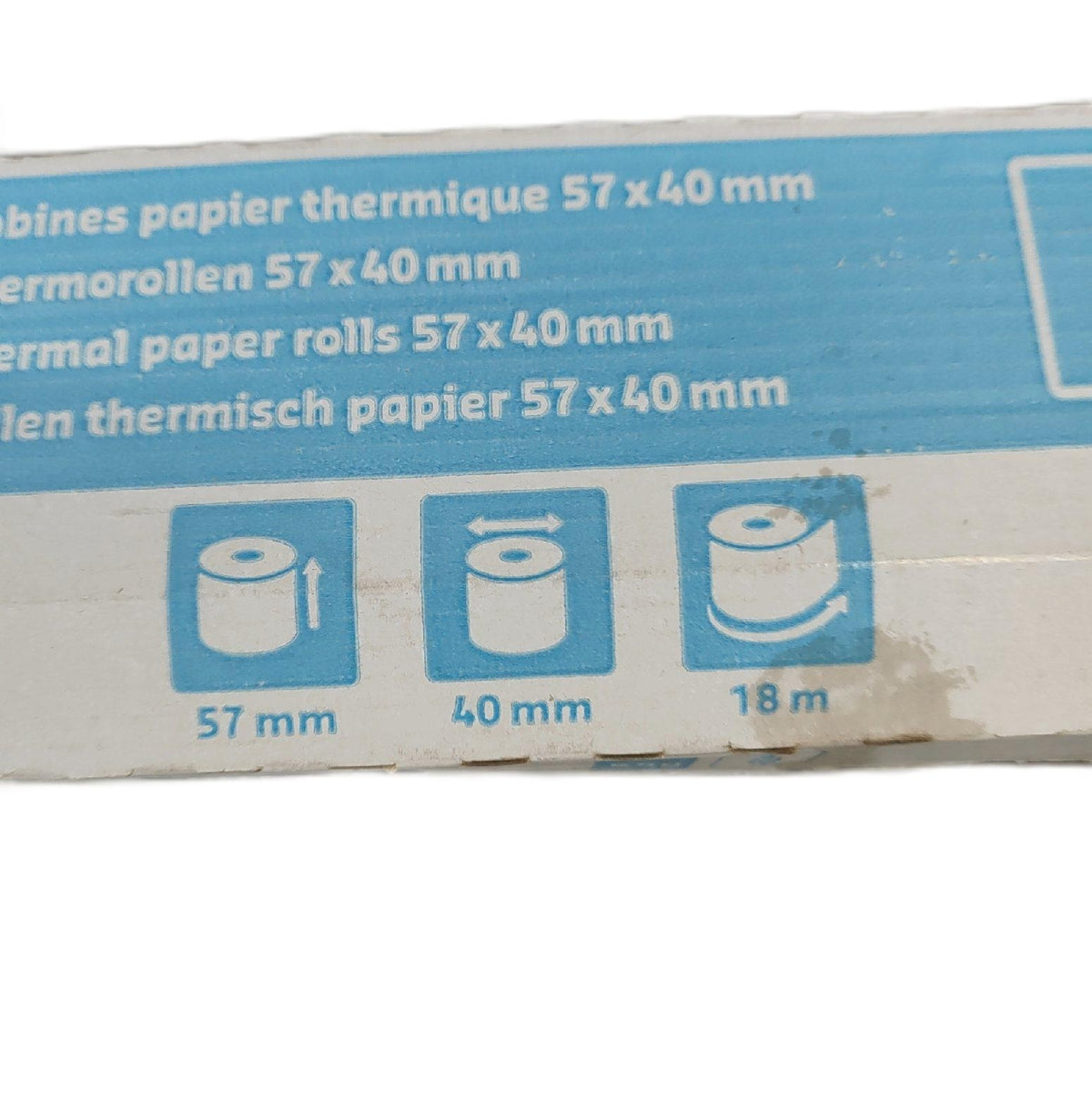 Exacompta 40751E Thermorollen 57 mm x 18 m 1 lagig 20er Pack Thermopapierrollen