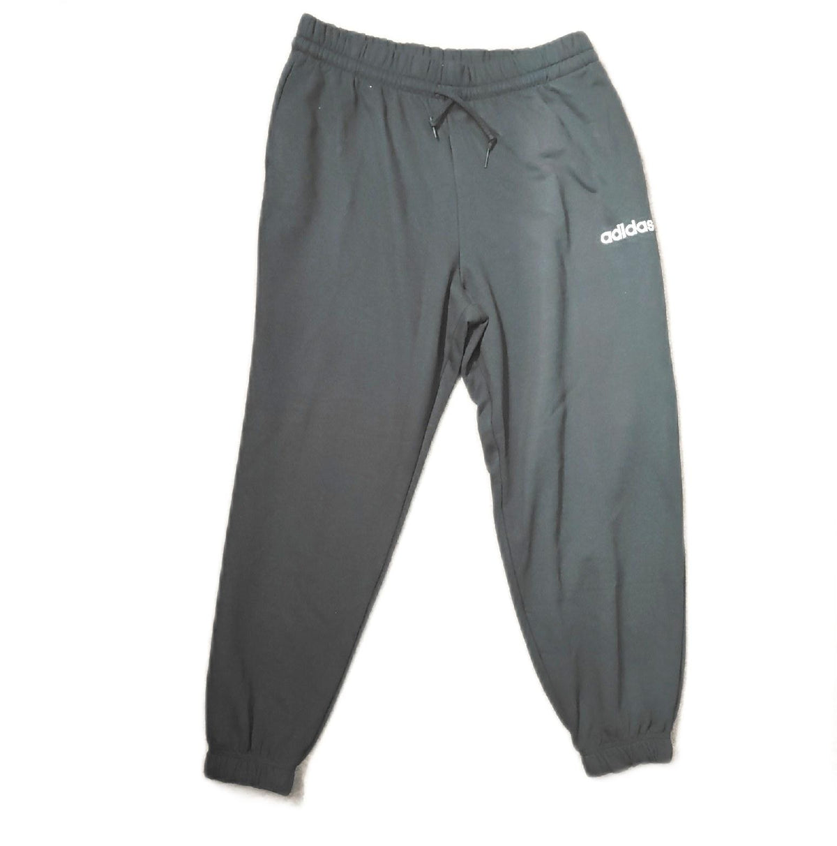 adidas PANTS Damen Essentials Linear French Terry Cuffed Pants Schwarz Weiß XL