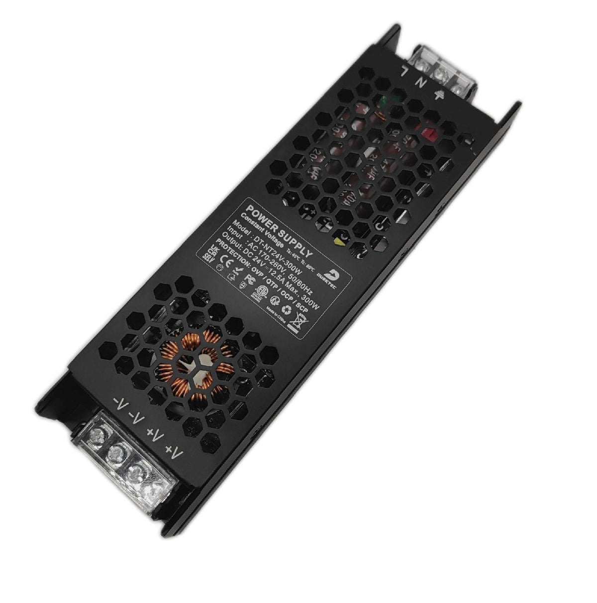 tzteil LED Transformator 24V 300W 12.5A Netzteil Stromversorgung AC 220V Trafo