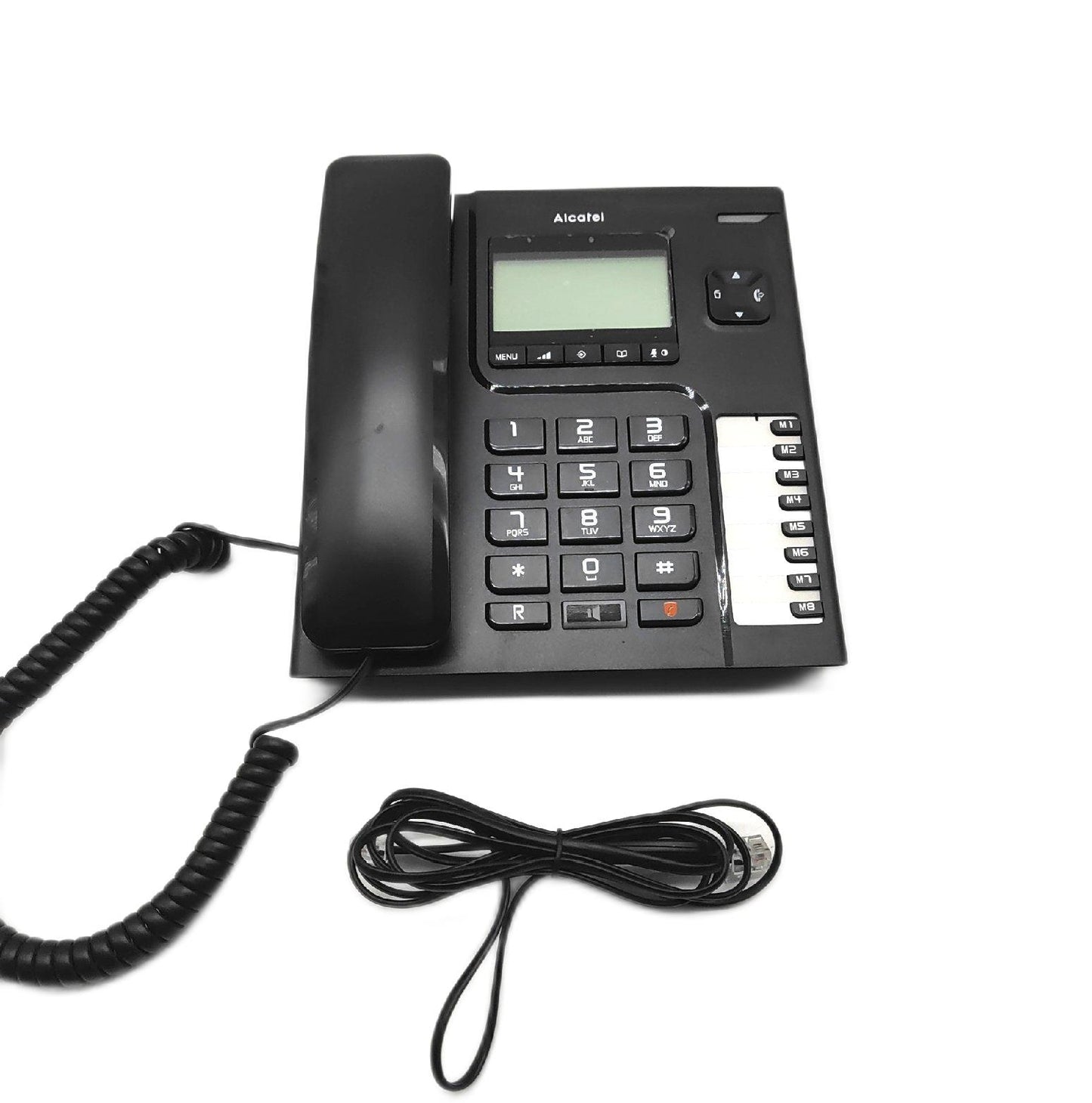 Alcatel Telefon Tischtelefon T78 Schwarz Kabel Anschluss Station Festnetz