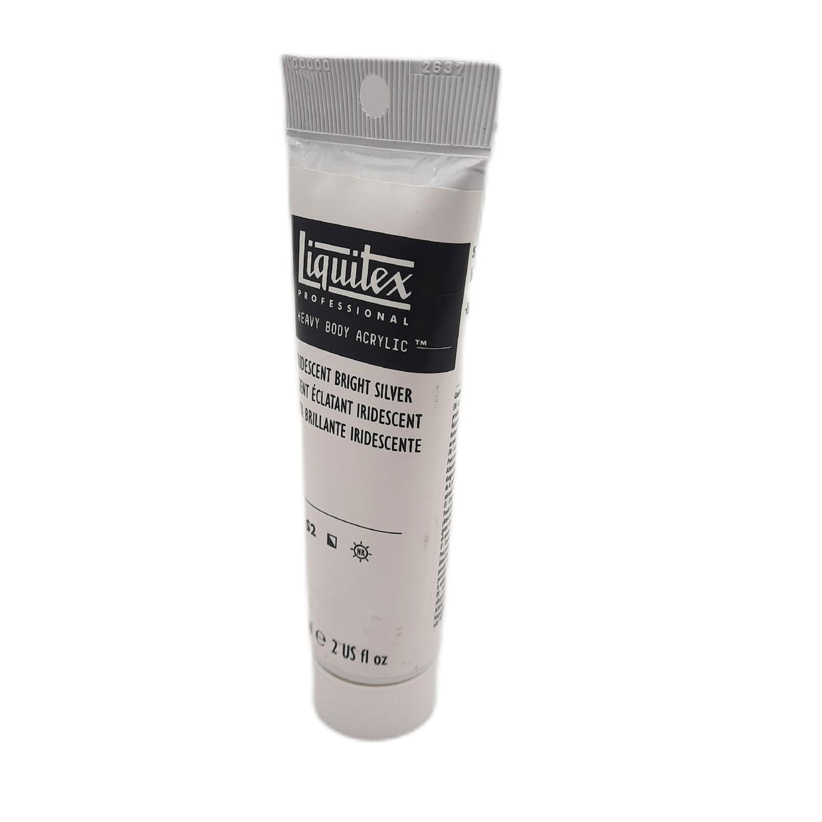 Liquitex 1045236 Heavy Body Acrylfarbe 59 ml Irisierendes helles Silber