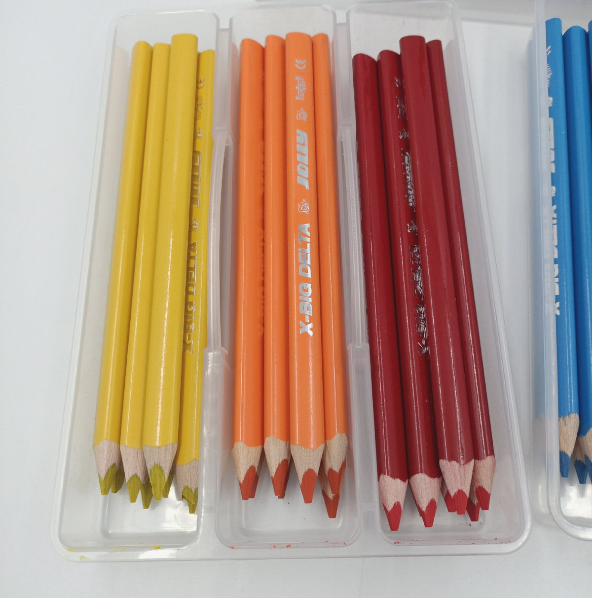 Jolly X Kindergartenkoffer Malset Buntstifte Big Delta 96 Stück für Kinder Kreat