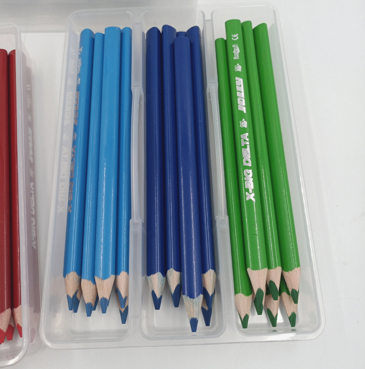 Jolly X Kindergartenkoffer Malset Buntstifte Big Delta 96 Stück für Kinder Kreat