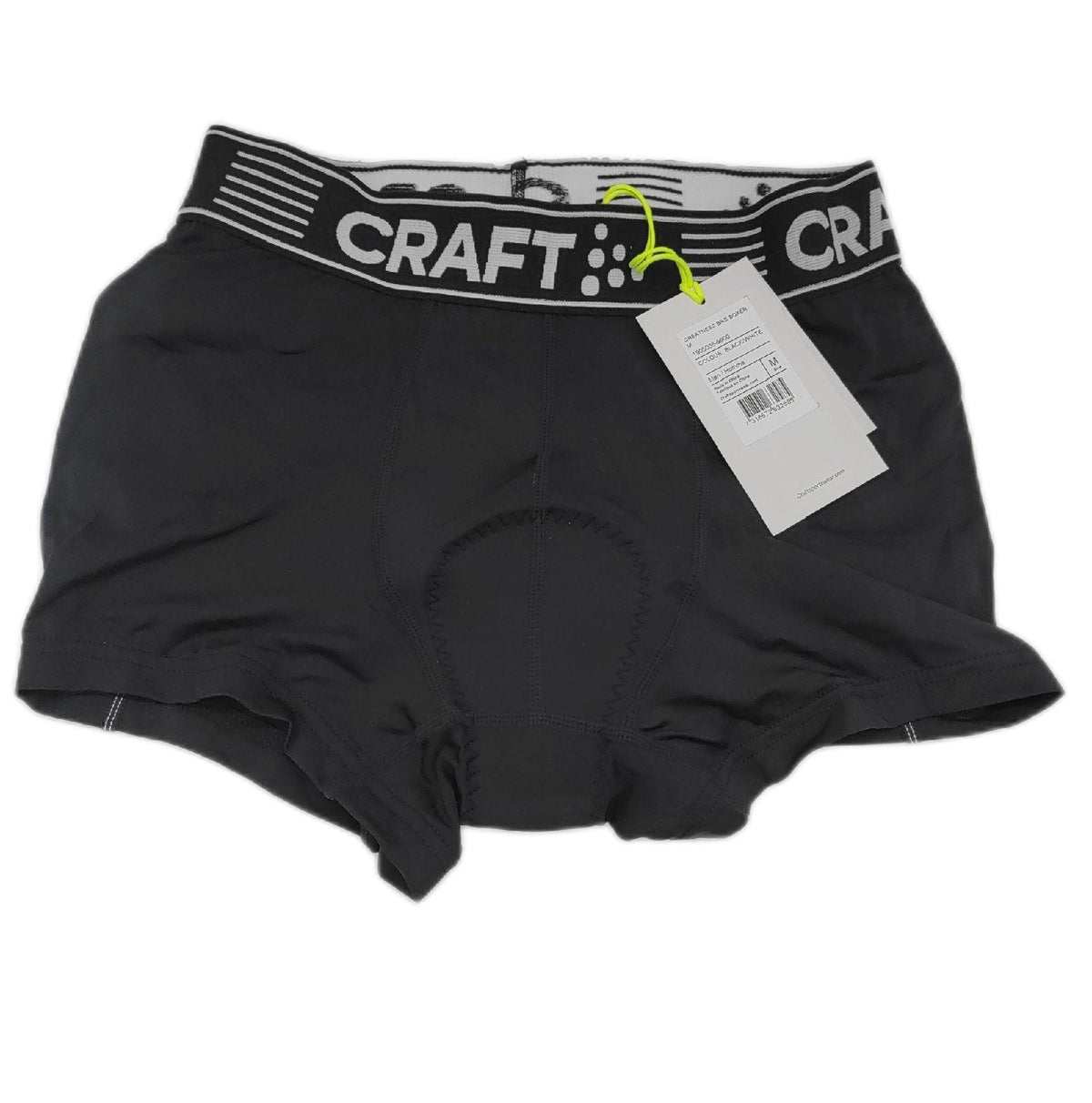 Craft Herren Greatness Biker Boxershorts M Atmungsaktive Fahrradhose Gepolstert Infinity C6 Pad Black White