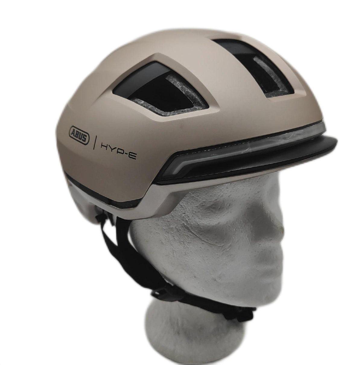 Abus Fahrradhelm Kopfschutz Sicherheitsausrüstung HYP E Fahrradbeleuchtung Sicherheit beim Fahrradfahren